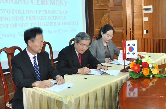 Cơ quan hợp tác Quốc tế Hàn Quốc hỗ trợ hơn 760.000 USD cho y tế, giáo dục tỉnh Quảng Ngãi - ảnh 1